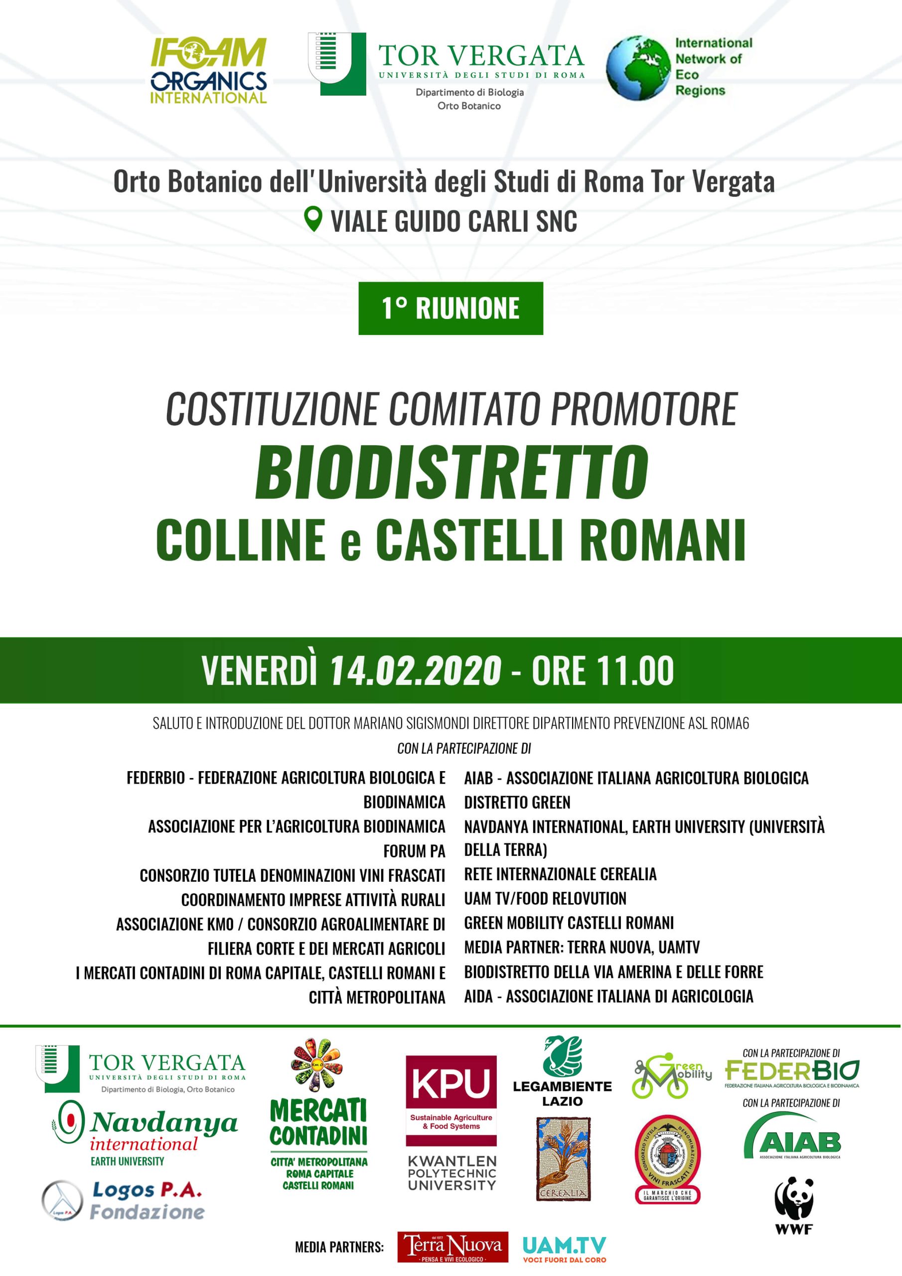 BIODISTRETTO COLLINE E CASTELLI ROMANI - 14 FEBBRAIO 2020